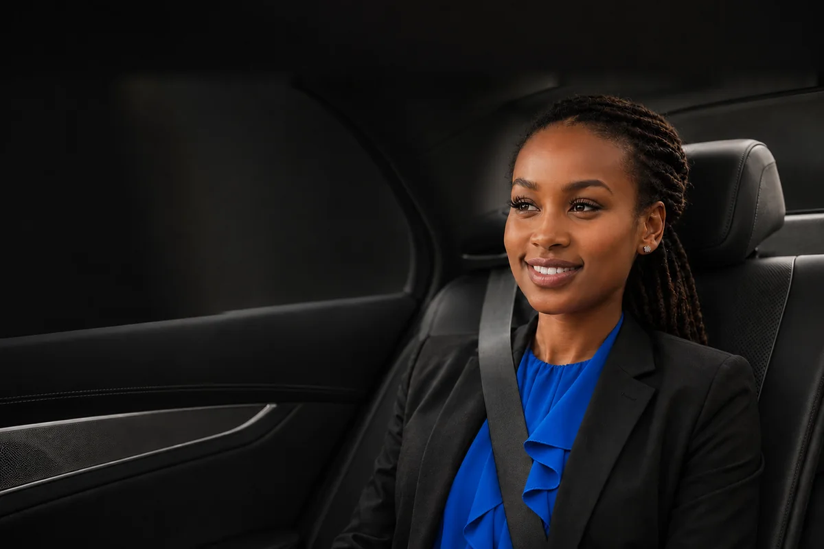 Bavarios chauffeur vehicle in a premium London setting